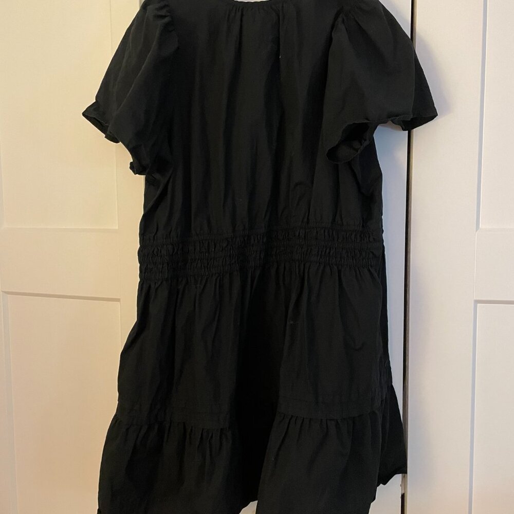 The Somerset Mini Dress in Black Plus Size 2X - Picture 4 of 7